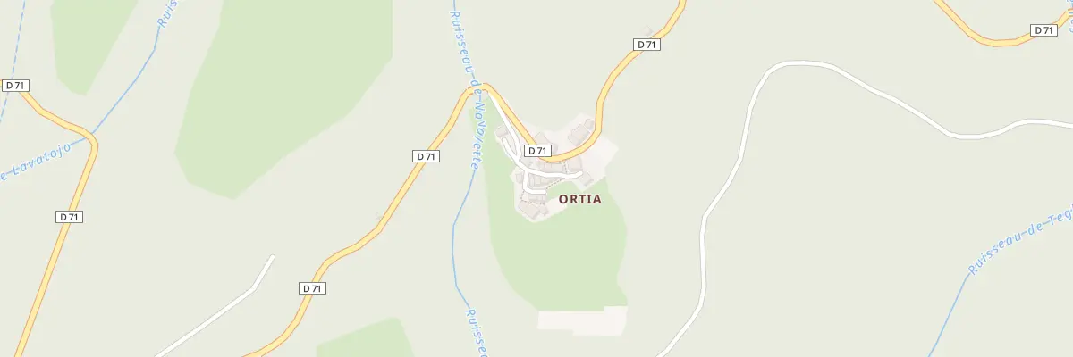 Plan du 5006 Ortia à Tarrano
