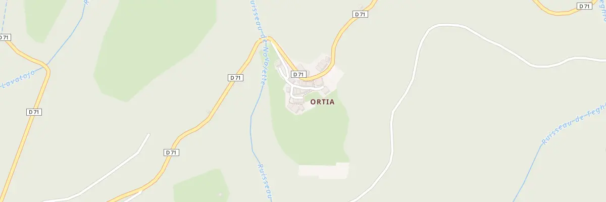 Plan du 5002 Ortia à Tarrano