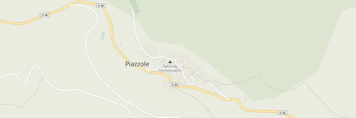 Plan du 107 Pl Piazza A A Chjesa à Piazzole
