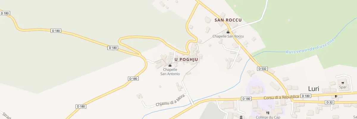Plan du 5236 Poggio à Luri