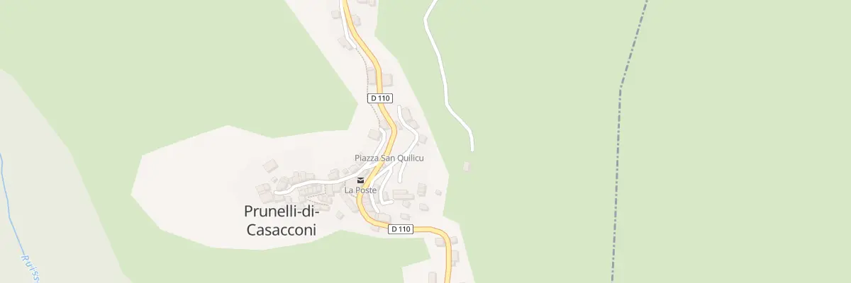 Plan du 5008 Prunelli à Prunelli-di-Casacconi