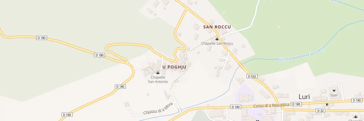 Plan du 19 Qua Carrughju Di l’Americani à Luri