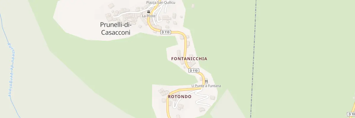 Plan du 5074 Fontanicchia à Prunelli-di-Casacconi