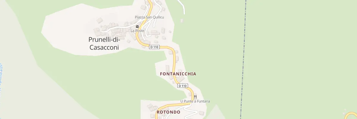 Plan du 5067 Fontanicchia à Prunelli-di-Casacconi
