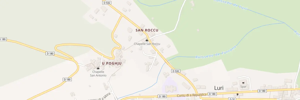 Plan du 2 Che Chjassu Di U Mulinu à Luri