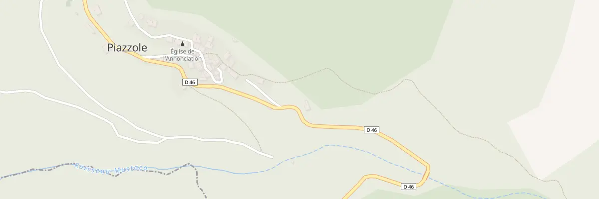 Plan du 254 Trualone à Piazzole