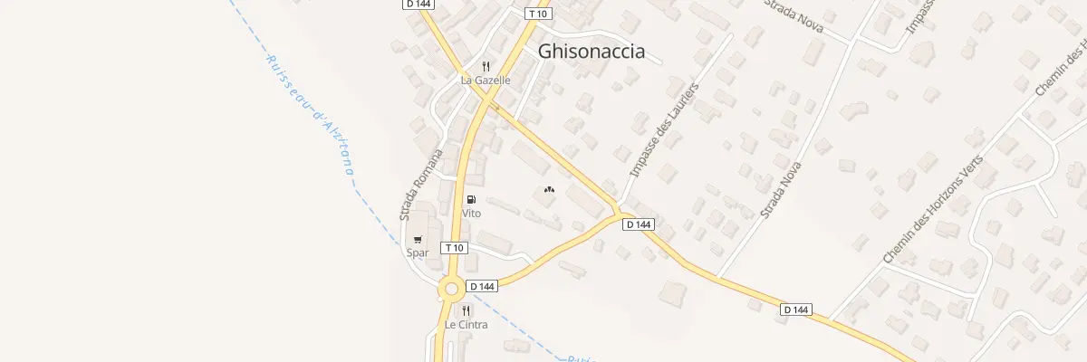 Plan du 54 Rte de la Mer à Ghisonaccia