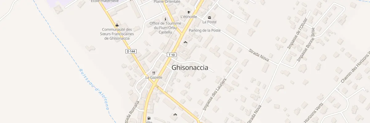Plan du 17 Crs Chiodi à Ghisonaccia