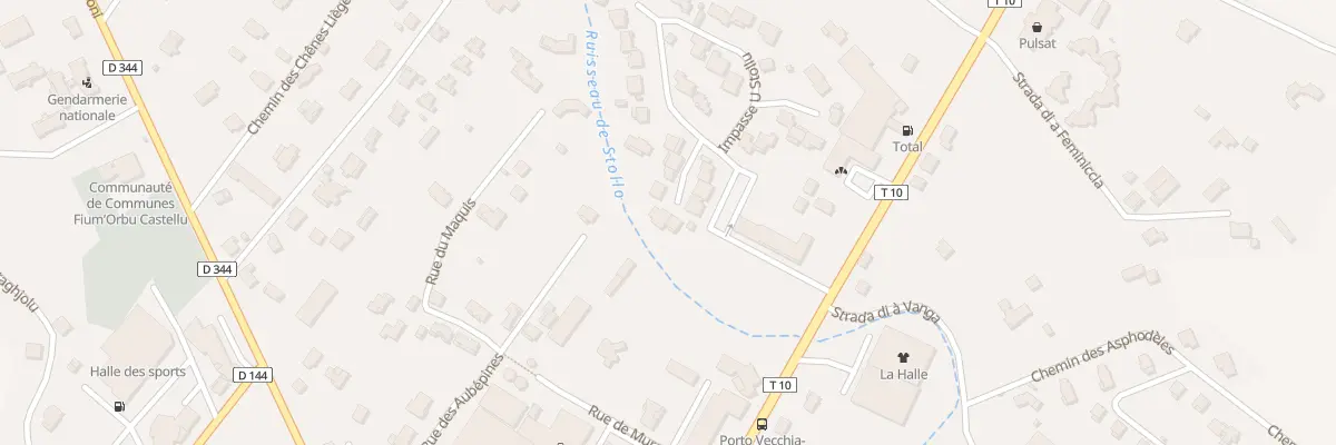 Plan du 109 Imp U Stollu à Ghisonaccia