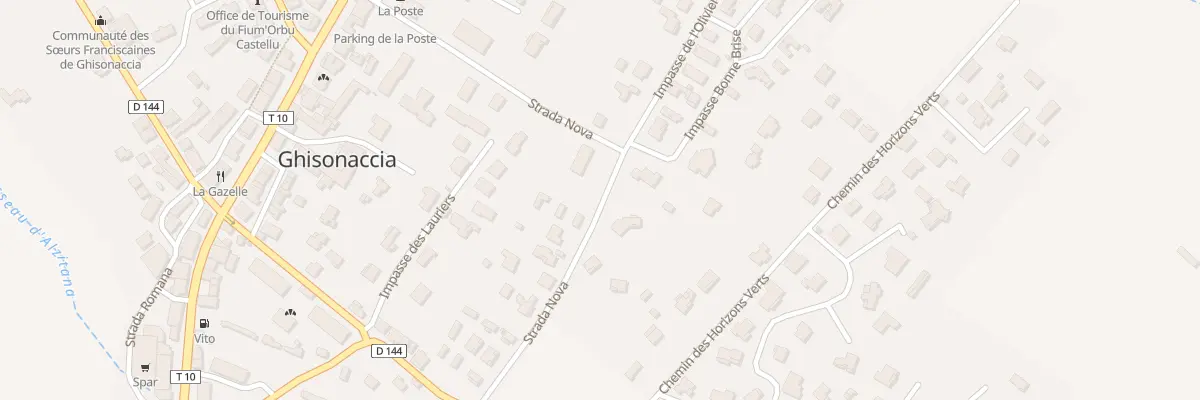 Plan du 324 Rte Strada Nova à Ghisonaccia