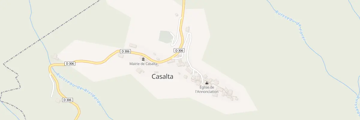Plan du 14 Qua U Scurtatoghju à Casalta