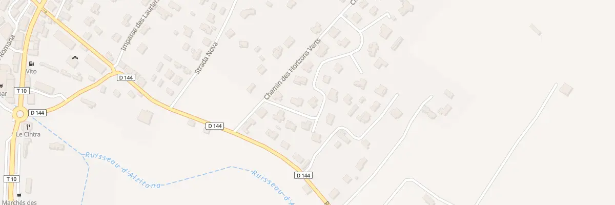 Plan du 39 Rue des Jardins à Ghisonaccia