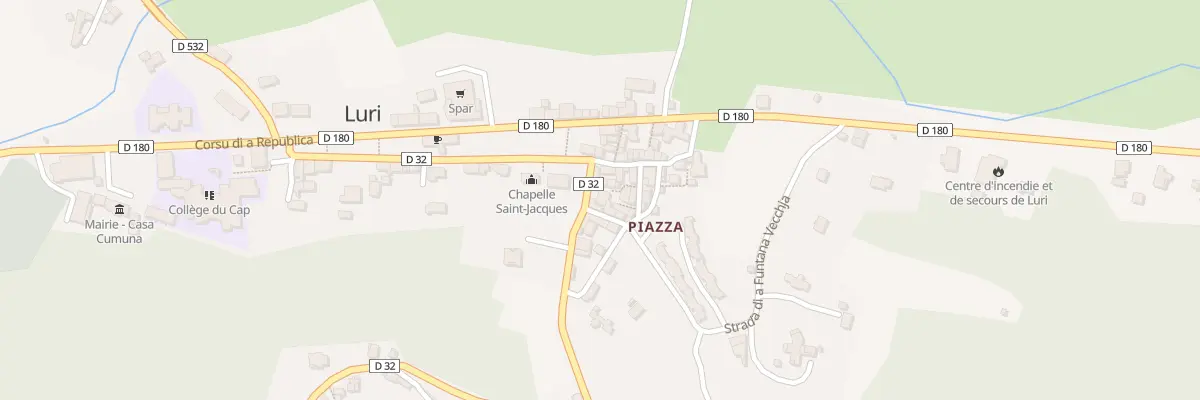Plan du 3 Rte Strada Sauveur Leandri à Luri