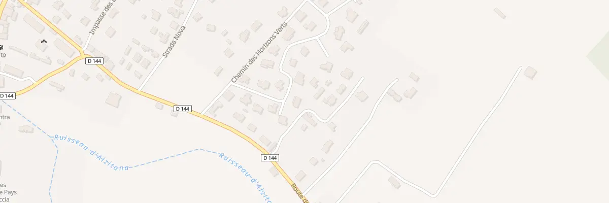 Plan du 94 Rue des Jardins à Ghisonaccia