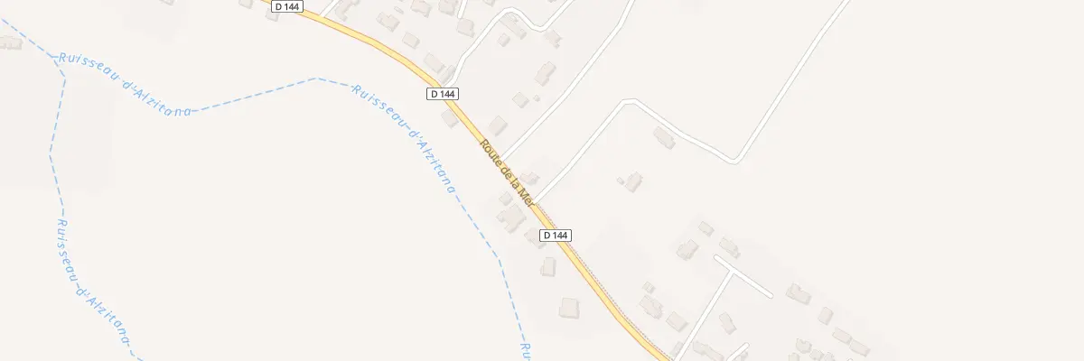Plan du 667 Rte de la Mer à Ghisonaccia