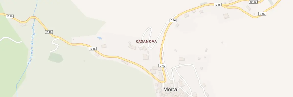 Plan du 5008 Casanova à Moïta