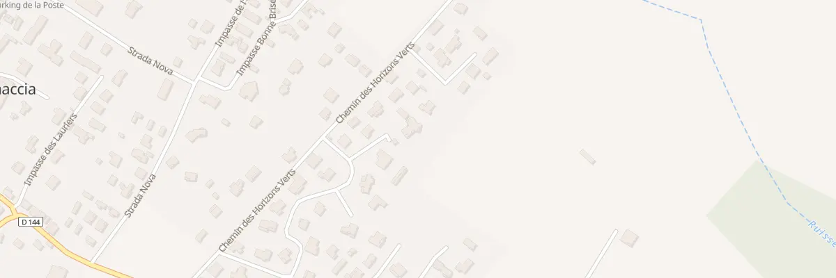 Plan du 366 Rue des Jardins à Ghisonaccia