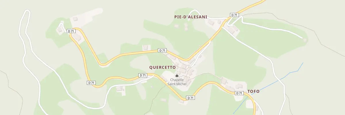 Plan du 5004 Querceto à Valle-d’Alesani