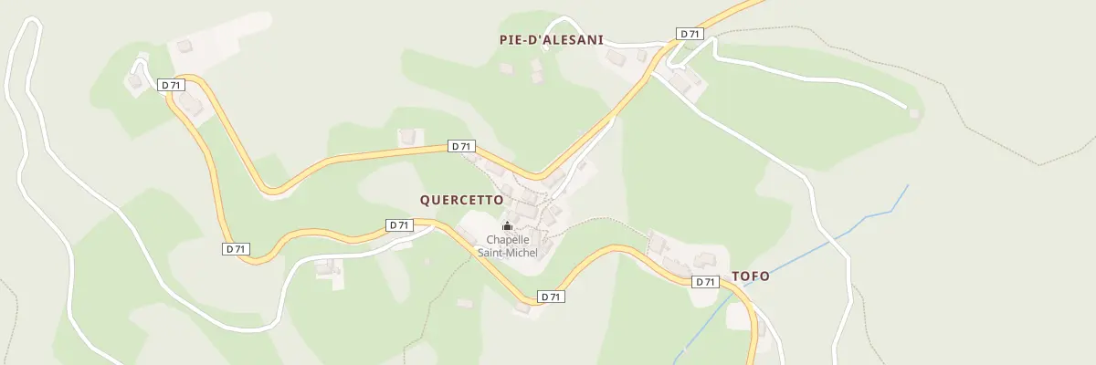 Plan du 5018 Querceto à Valle-d’Alesani