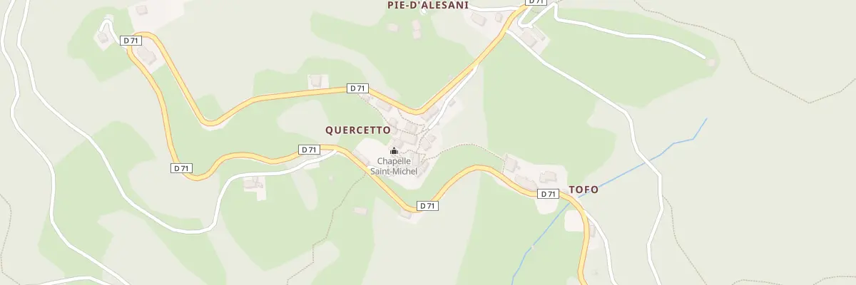 Plan du 5016 Querceto à Valle-d’Alesani