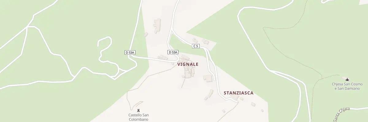 Plan du 4 Rue Stretta Santa Lucia à Rogliano