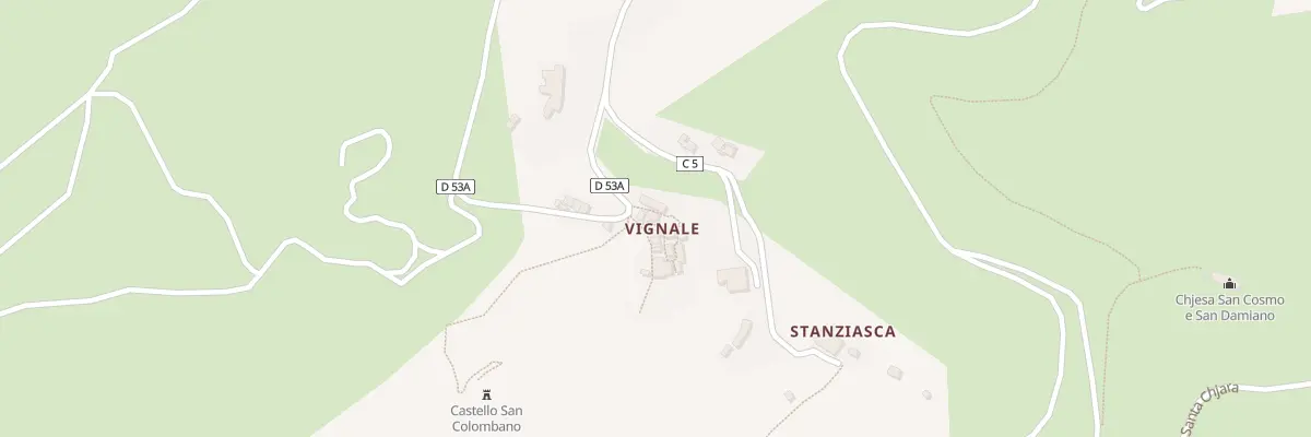 Plan du 6 Rue Stretta Santa Lucia à Rogliano