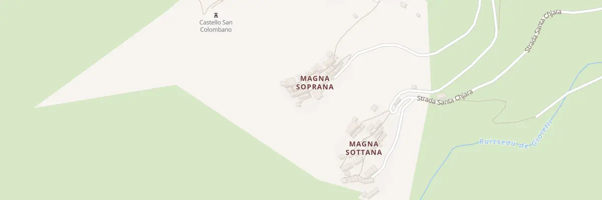 Plan du 5333 Magna Soprana à Rogliano
