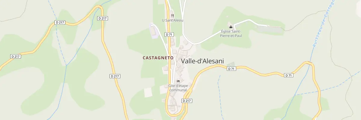Plan du 5034 Castello à Valle-d’Alesani