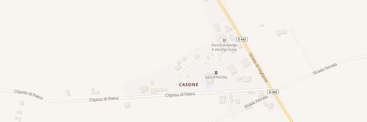 Plan du 5001 Casone à Aghione