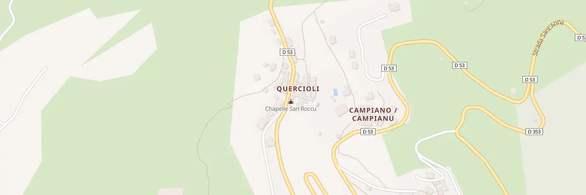 Plan du 5 Qua San Roccu à Rogliano