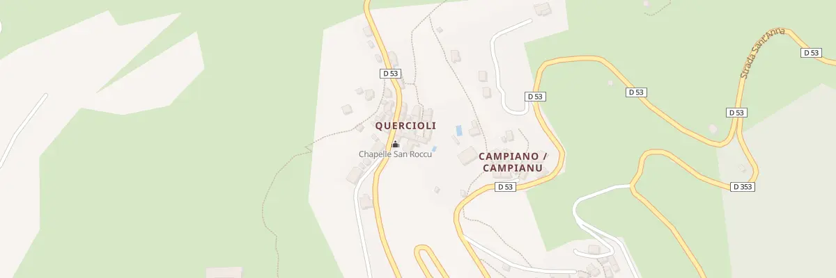 Plan du 7 Qua San Roccu à Rogliano