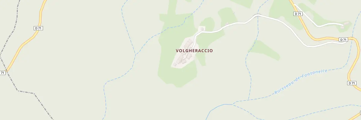 Plan du 5057 Volgheraccio à Felce