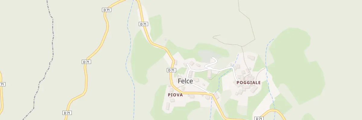 Plan du 5015 Chioso à Felce