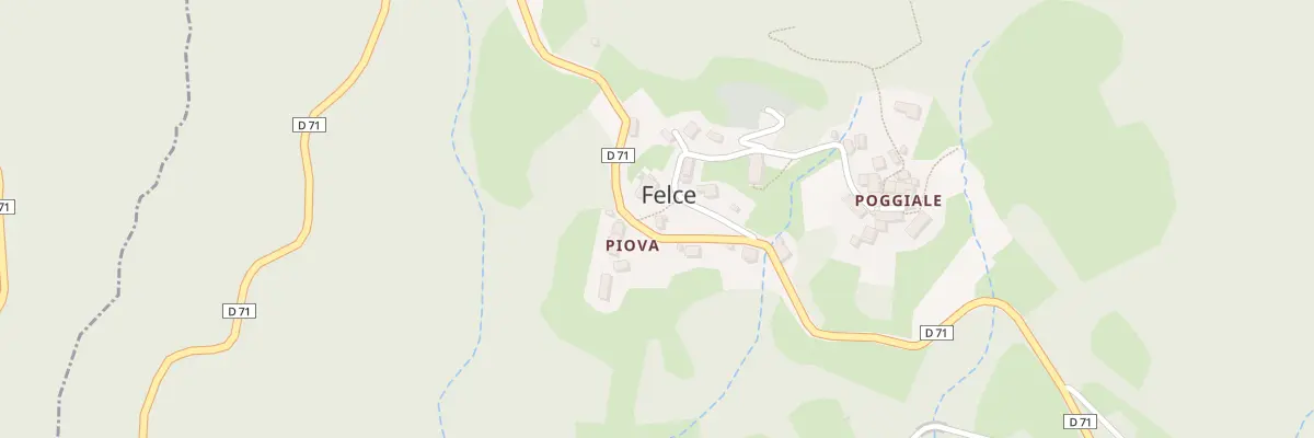 Plan du 5013 Piova à Felce