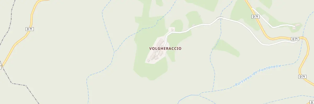 Plan du 5055 Volgheraccio à Felce