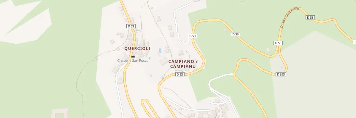 Plan du 2 Qua Quartieru Santandria à Rogliano