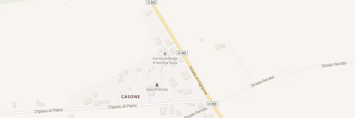 Plan du 2505 Rte Strada Di l’Aghjone à Aghione