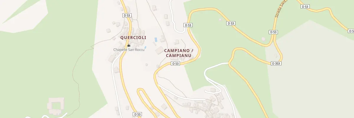 Plan du 1 Pl Piazza Di Campianu à Rogliano