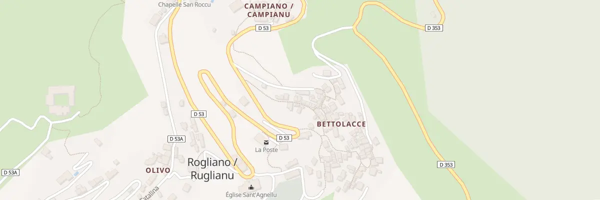 Plan du 11 Qua U Casale à Rogliano