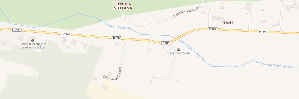 Plan du 1 Che Chjassu Di Ceppita à Luri