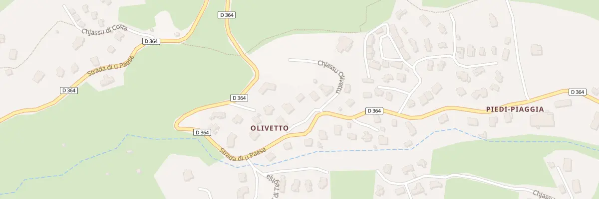 Plan du 5 Che Olivetto à Furiani