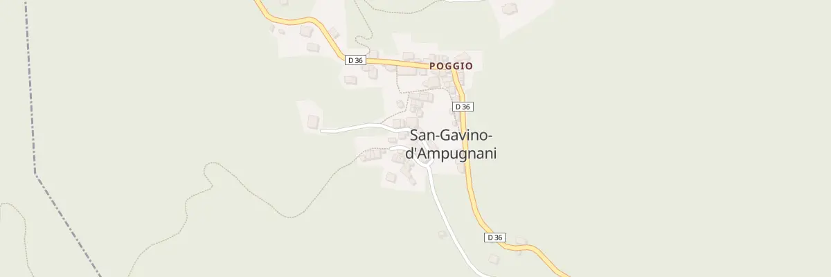 Plan du 5016 Poggio à San-Gavino-d’Ampugnani