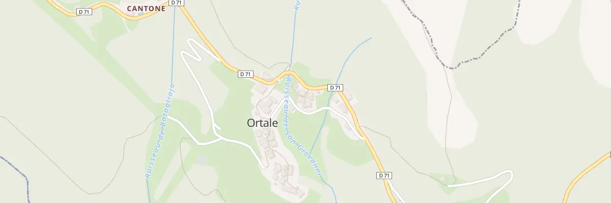 Plan du 5003 Muchio à Ortale