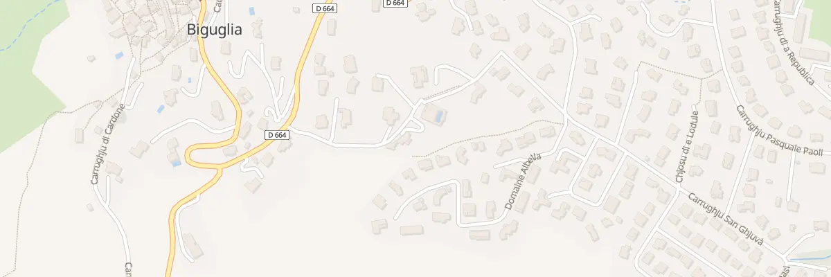 Plan du 5874 Convento à Biguglia