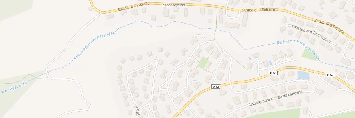 Plan du 5780 Buttaccia à Biguglia