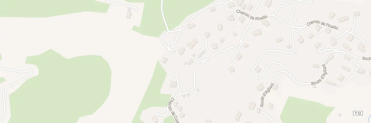 Plan du 9003 Che de Corbaja à Bastia