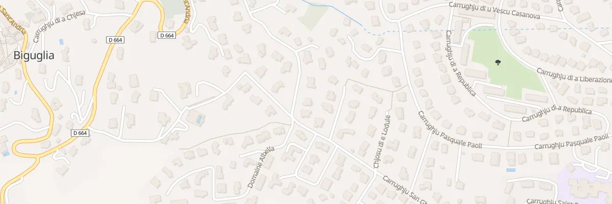 Plan du 5600 Rue des Mesanges à Biguglia