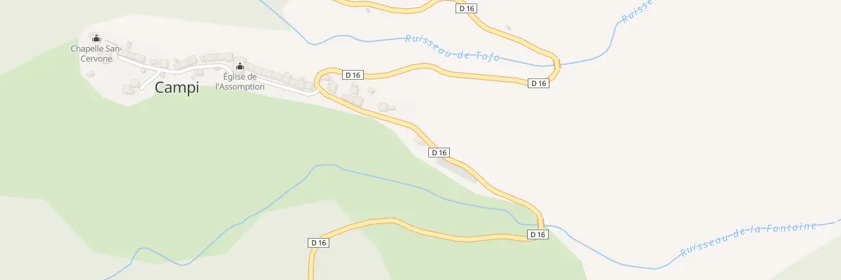 Plan du 180 Prom A Spassighjata A Funtana à Campi