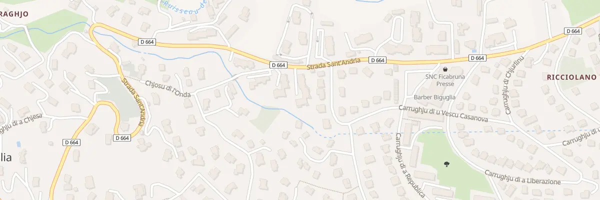 Plan du 6059 Res Le Toucan à Biguglia