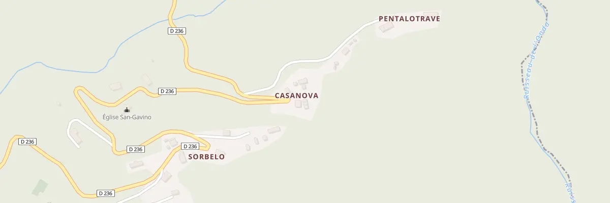 Plan du 5006 Casanova à Casalta